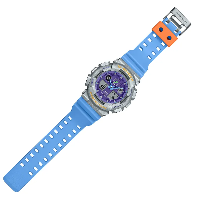 G-Shock Ana-Digital Urban Grey Blue Modern Men’s Watch- GA-100EU-8A2